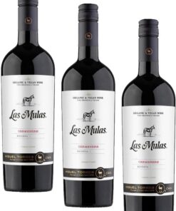 Miguel Torres Chile - Las Mulas Carmenère Reserva, Vino Tinto, 75 cl (Paquete de 3)