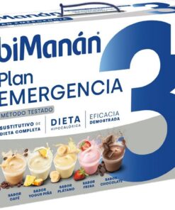 BiManán - Plan de Emergencia 3 Días, Sustitutivos para el Control y la Pérdida de Peso, Incluye 15 Batidos, con Vitaminas y Minerales