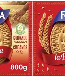 Fontaneda La Buena María Original Galletas María Desayuno Caja Galletas 800g (Paquete de 2)