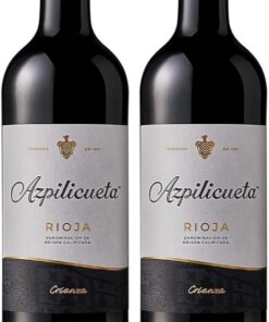 Azpilicueta Crianza D.O.Ca Rioja Vino Tempranillo - 750 ml (Paquete de 2)
