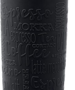 Tefal Classic, Taza de Viaje de 0,5L, Negra, Acero inoxidable | Tapa con cierre Quick Press, 360° para beber desde cualquier ángulo, Hermética, Mantiene Bebidas Frías 12h y Calientes 6h