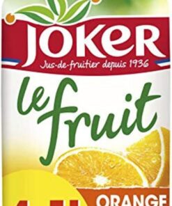 Joker Le Fruit Juice d'Orange Pulp Free 100% Fruta 4 x 1 L