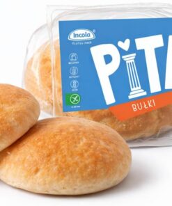 Hamburguesas, panecillos sin gluten, sin lactosa, sin harina de trigo (Pita 190 g: 2 x 95 g)