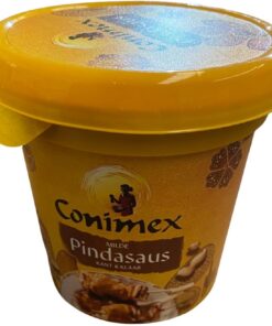 Salsa Satay | Conimex | Sate con Salsa Suave 4 Porciones | Peso total 400 gramos