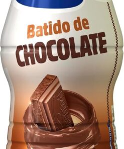 Puleva - Batido Puleva de Cacao, Rico en Calcio, Proteínas y Vitamina D, Sin Gluten, Bebida Láctea Nutritiva, Para Desayuno y Merienda, Indicado para Niños y Familias, Botella de 1 L (Paquete de 6)