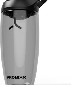 PROMIXX PURSUIT Botella mezcladora de proteínas nueva edición, batidos de proteínas suaves, sin BPA, 700ml, Negro
