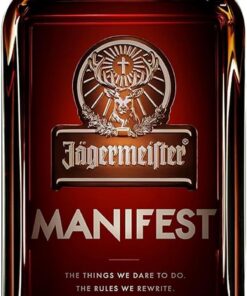 JÄGERMEISTER - Manifest 500 ml, Licor de Hierbas Premium, con Ingredientes Botánicos, Notas de Vainilla, Cardamomo y Azafrán