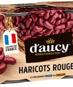 D'Aucy Frijoles rojos – ambos paquetes de 125 g