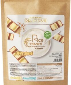 iO.GENIX - Crema de Arroz | 1 kg | Harina de Arroz Precocida | Fuente de Energia | Buena Digestibilidad (Praliné)