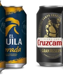 El Aguila Cerveza Lager Especial Pack Lata, 24 x 33cl + Cruzcampo Gran Reserva Cerveza Tostada Pack Lata, 24 x 33cl