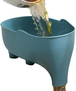 Colador de fregadero con forma de elefante, colador de comida de elefante | Adorable colador creativo de comida de elefante para comida, pasta, fideos, verduras, pasta, fideo