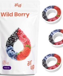 air up® Flavor Pods Pack 3 x Wildberry | Vegano & 0 Azúcar | Descubre muchas más cápsulas de agua aromatizadas Botella de agua, aromas para agua, cápsulas aromáticas para botella de agua