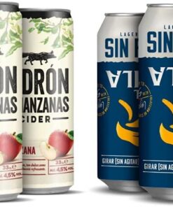 Ladrón de Manzanas Cider Pack Lata, 24 x 33cl & El Aguila Sin Filtrar Cerveza Lager Especial Pack Lata, 24 x 33cl