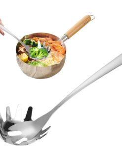 Cuchara para Servir Pasta Colador De Pasta Y Fideos De Acero Inoxidable | Servidor Espaguetis para Cocinar, Servir, Fideos, Pasta, Utensilios de Cocina, Acero Inoxidable, Cocinar