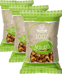 El Nogal Frutos Secos Anacardo Crudo, 100% Naturales Bolsa, 130 G (Paquete de 3)