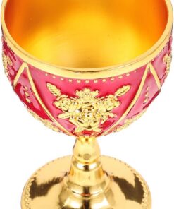 Cabilock Copa Práctica y Duradera de Licor Vintage de Aleación 30ml Estilo Europeo para Fiestas y Uso Doméstico