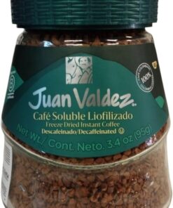 cafe Juan Valdez - Café colombiano - Caffé soluble liophilizado descafeinado - 95 g
