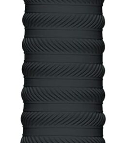 GM Halo - Agarre para bate de críquet | Goma de alta calidad | Adecuado para prácticamente todos los bates | Tamaño completo - 12 pulgadas | Se puede cortar para asas más cortas | 1 agarre | Negro |