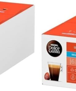 NESCAFÉ Dolce Gusto Lungo descafeinado, 48 cápsulas (3 pack x 16) (Paquete de 2)