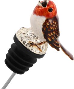 MAGICLULU Vertedor de Licor Pájaro de Aleación, Aireador para Vino | Botella de Vino y Licor, Sellado Antifugas y Vertido sin Goteo, Diseño Plata Toque Decorativo