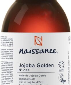 Naissance Aceite De Jojoba (No. 233) 100ml – Vegetal Refinar Prensado En Frio – Natural, Hidratante Para Cara, Pelo, Uñas, Barba, Cuerpo, Cutículas - Vegano Sin Hexano