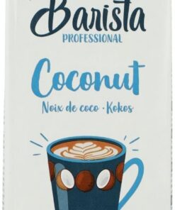 Ecomil Barista Coconut Bio 1L | 100% Vegetal | Sin Lactosa | Sin Azúcares Añadidos | Sin Gluten | Sin Proteína Láctea | Sin Soja | Vegana | Bebida de Coco para Café y Barista (Paquete de 6)