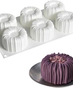 Moldes silicona pasteles Molde para pudín resistente al calor de 6 | Bandeja Elaboración Postres Franceses Es Para Pudín, , Brownie, Caramelo, Pastelería Y Trufa