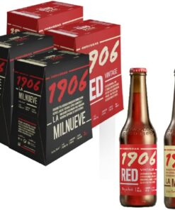 1906 - Familia, Cervezas Pack Combinado, 24 Botellas x 33 cl | Reserva Especial, Red Vintage, Surtido, Lager Extra, Cata, Regalo