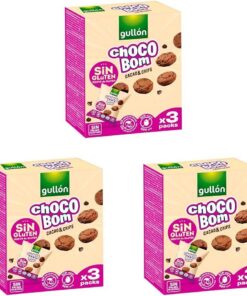 Galletas Choco Bom Mini Cacao Sin Gluten 120g (3x40g) (Paquete de 3)