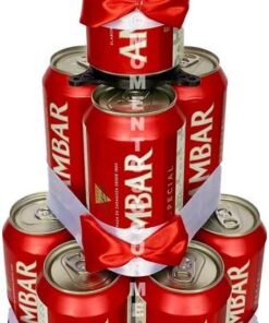 Regalo Gourmet. Tarta de latas de cerveza Ambar