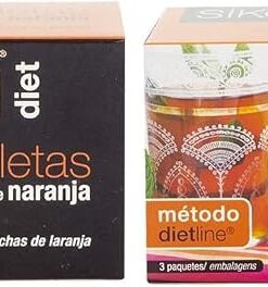 Siken Diet - Galletas Sabor Naranja, Rica en Proteínas - Caja con 3 sobres de 5 galletas, 112.5 g (Paquete de 2)