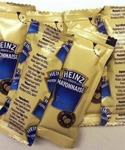 100 x Mayonesa Heinz - Sobres individuales de 9,5 g
