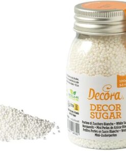 Decora Mini Perlas De Azucar Blanco 100 g (Paquete de 2)