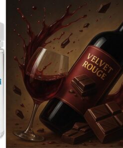 Velvet Rouge - Vino tinto & Chocolate negro Aroma Concentrado - Vegano - Sasami - 100ml