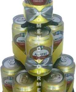 Regalo Gourmet. Tarta de latas de cerveza Amstel Radler