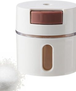 Salero dosificador, botella de control de sal fácil de llenar | tarro de especias magnético para distribuir uniformemente sobre alimentos, 0,5 g, dosificador de especias, tarros de especias