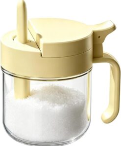 Frascos de condimentos con Organizador para Especias | Pimentero con Cuchara para Cocineros Caseros, Amantes de la Cocina, Chefs, Armario, Despensa, Autocaravana, Apartamento,
