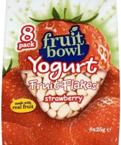 Fruit Bowl Copos De Fruta De La Fresa Con Una Capa De Yogur (8X25g) (Paquete de 2)