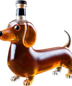 Botellas Whisky Vacías Dispensador Contenedor Vino Estatua Animal | Botella De Licor Con Forma Perro Para Cumpleaños Navidad Boda Bar Comedor Restaurante Papá Esposo Padre