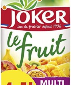 Joker Le Fruit - Botella de zumo (4 x 1 L)