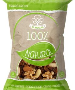 El Nogal Frutos Secos Mix de Frutos Secos 100% Naturales Bolsa, 150 G. SIN GLUTEN. APTO PARA CELÍACOS. (Paquete de 5)