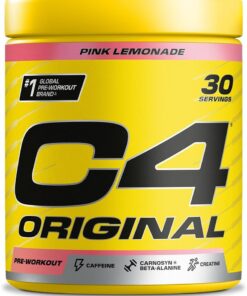 C4 Original - Suplemento en polvo para preentrenamiento - Limonada rosa | Bebida energética para antes de entrenar | 150 mg de cafeína + beta alanina + monohidrato de creatina | 30 raciones