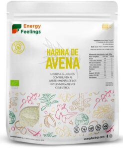 Harina de Avena premium ECO sin gluten Energy Feelings 1 Kg