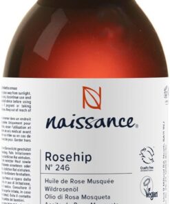 Naissance Aceite Vegetal de Rosa Mosqueta (No. 246) - 100ml - Natural, Vegano, Sin Hexano y no OGM - Hidrata y Nutre Todo Tipo de Pieles, el Cabello y las Uñas