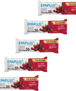 EPAPLUS Diet | Barrita de Proteína con Colágeno | 30% de Proteína y 6g de Colágeno por Barrita de 50 g | Ideal para Saciar y Acompañar un Estilo de Vida Activo | Fuente de Fibra, Sin Azúcares Añadidos