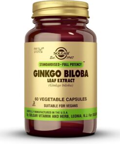 Solgar | Ginkgo Biloba Extracto De Hoja | 60 Cápsulas Vegetales | Con tecnología PhytO2X · Extracto estandarizado · 1 cápsula al día