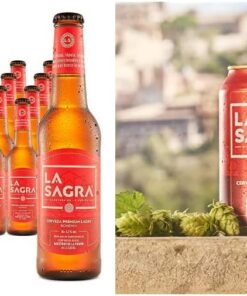 La Sagra Bohemia Cerveza Lager estilo Pilsener - pack 24 botellas x 330 ml - Total: 7920 ml & Bohemia Cerveza Lager estilo Pilsener -pack 24 latas x 330 ml - Total: 7920 ml