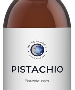 Mystic Moments Aceite Esencial Pistacho- 100 ml- 100% Puro | El aceite de pistacia vera proporciona una sensación ligera en la piel y el cabello para masajes y mezclas cosméticas.