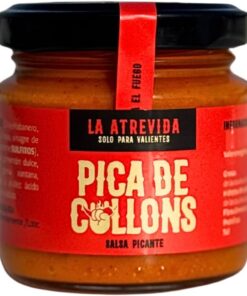 Salsa Picante La Atrevida Pica de Collons - Salsa Super Picante, Sabor Picante, Elaborada con Chiles - 100ML