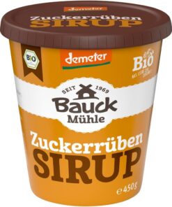 Bauckhof Bio azúcar de sirupe en vaso 450 g